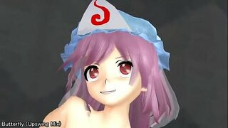 Lastaus soinnut &#039;【MMD】Saigyoji Yuyuko vs Karkea Ratsastus Kone【R-18】