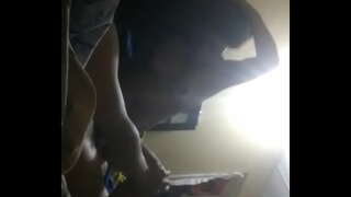 Chaparrita hát ribanc élvezi, hogy a kakas fel belülről